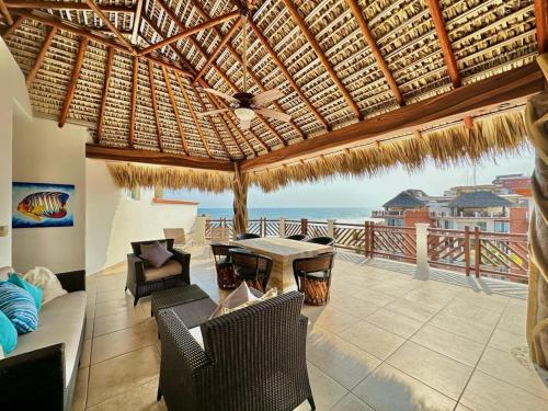 Balkons/terase, Oceanfront Apartments Vivo Resorts Puerto Escondido in Chano