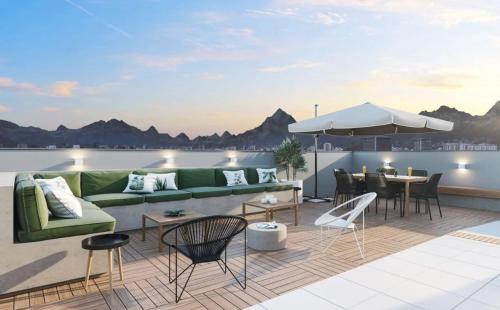 Balcony/terrace, Modern Apartment with Pool and Parking in Rio de Janeiro in Sao Francisco Xavier