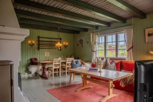 Skupni salon/TV območje, Authentic Norwegian Cabin by Hallingskarvet in Ustaoset