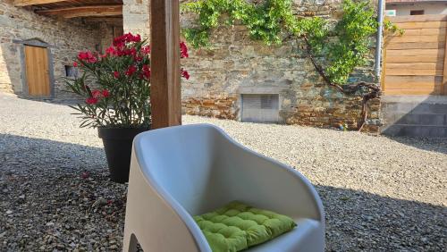 Balcony/terrace, Maison vigneronne in Combronde