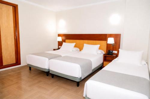 Tweepersoonskamer met 1 of 2 bedden, 3 bedden