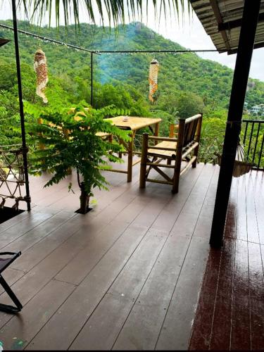 THIP bungalow family room in Tanote Bay