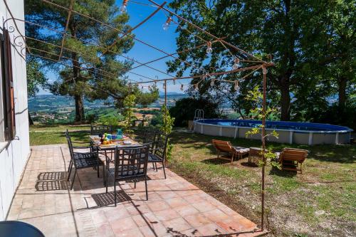 Aed, Villa Valle 14 with pool and views of the hills in Serrungarina