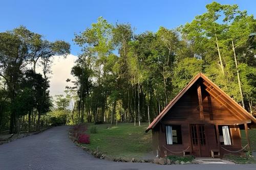 Cabana surucuã (Cabana surucua) in Tres Koroas