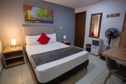 1 double bed