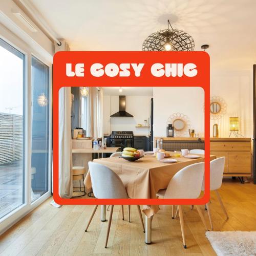 Le Cosy Chic, 6 pers centre Nantes avec parking