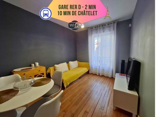 F2 cosy aux portes de Paris - 6 min de RER de Paris Gare de Lyon - Location saisonnière - Maisons-Alfort