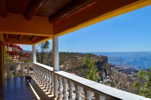 Balkons/terase, Hotel Mansion Tarahumara in Areponamichic