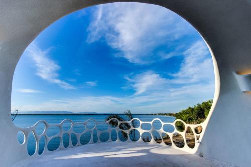 Exterior view of Shark Studio Retreat at Swan Villas - Gold Standard Certified