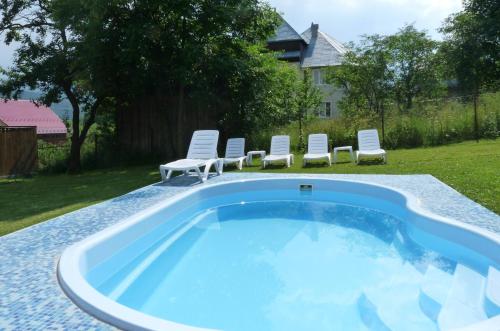 Swimmingpool, Chalet Mont Blanc in Yaremche