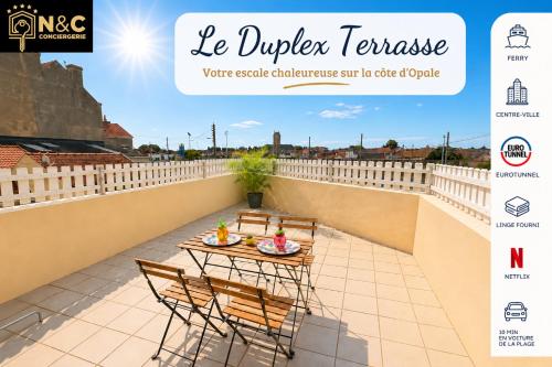 Duplex with terrace in Calais