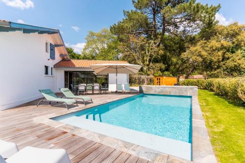 Villa Confortable A Seignosse Avec Piscine Privee - Saubion