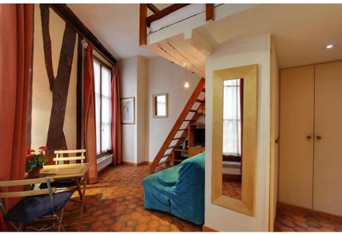 Studio convivial à Paris, 30 m2 avec vue sur la ville 2