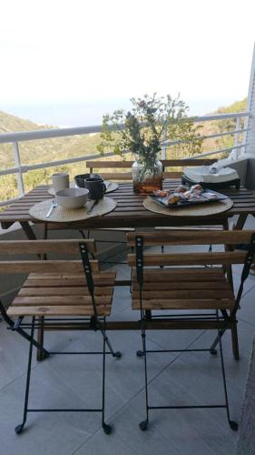 Balcony/terrace, Appartement moderne a Bastia de 57 m² avec vue mer exclusive in Ville-di-Pietrabugno