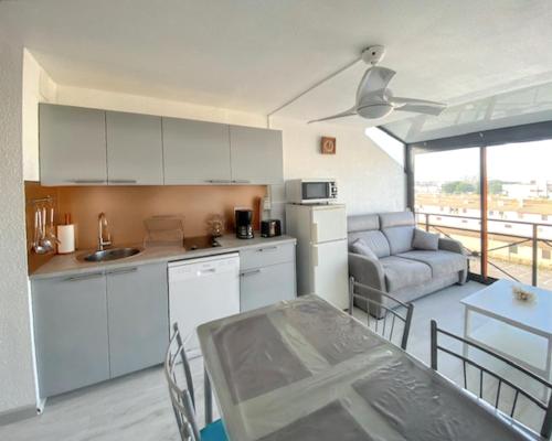 Appartement moderne au Grau-du-Roi de 32 m² avec piscine partagée