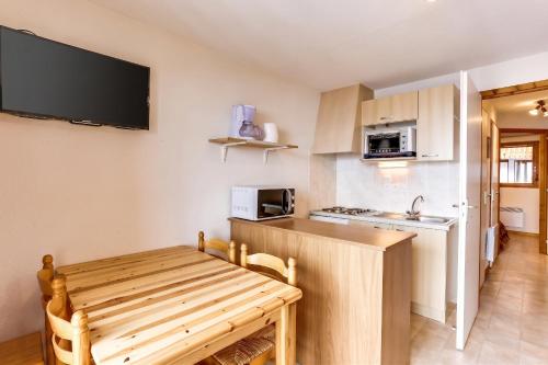 Konyha, Appartement familial avec vue sur le lac 35 m² in Thollon-les-Memises