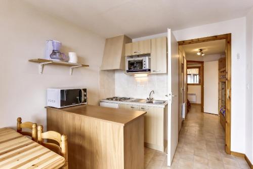 Konyha, Appartement familial avec vue sur le lac 35 m² in Thollon-les-Memises