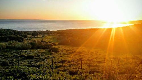 Kilátás, Charming house with sea and mountain views in El Chaparral in EL Chaparral