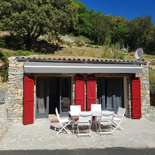 Viesnīcas āriene, Maison confortable avec piscine à Saint-Julien-de-la-Nef (Maison confortable avec piscine a Saint-Julien-de-la-Nef) in Sumene