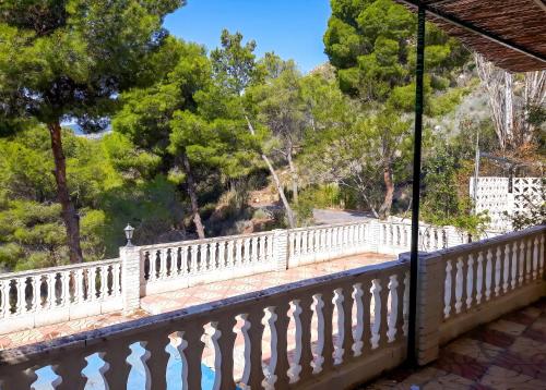 Erkély/terasz, Picturesque Villa in Chulilla with Private Pool in Chulilla