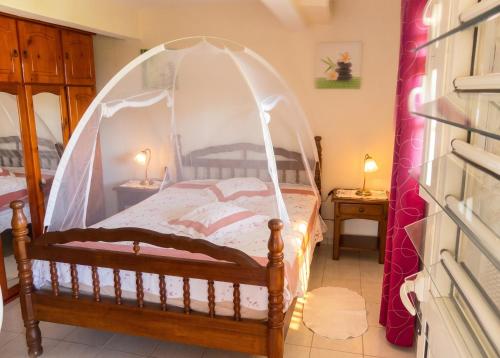 Phòng tắm, Appartement douillet avec vue sur les montagnes au Vauclin in Le Vauclin