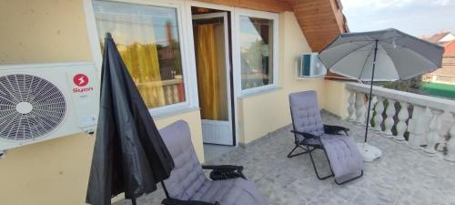 Balkons/terase, Alice Apartman in Kiskore