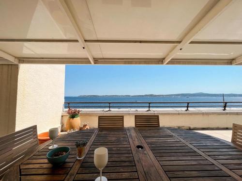 Rooftop panoramic sea view