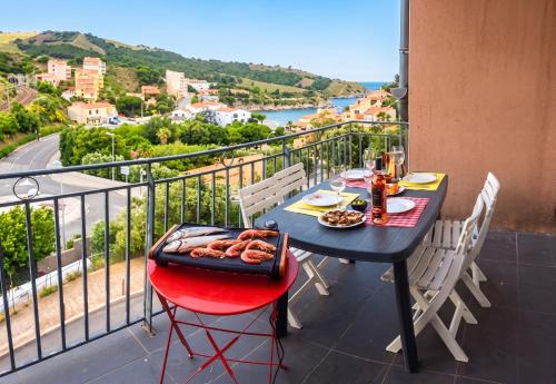 Appartement panoramique à Banyuls-sur-Mer, vue mer et montagne