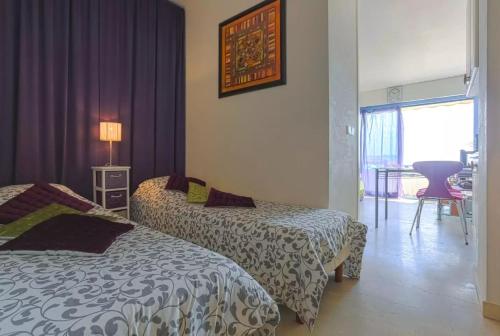 Appartement confortable a Theoule-sur-Mer, 30 m2, vue mer.