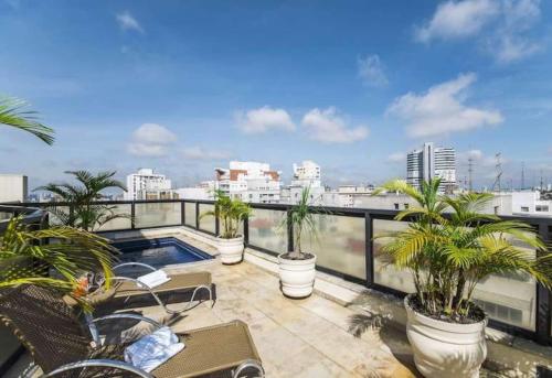 Suite em hotel Rua Bela Cintra, Sao Paulo