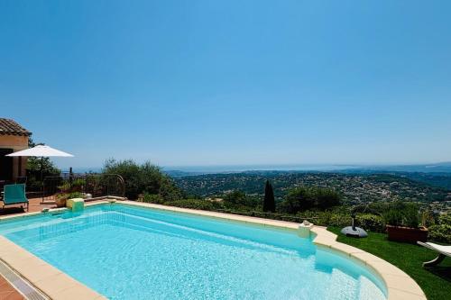 Villa Panorama - Saint-Jeannet - Piscine - Vue Mer et Montagne