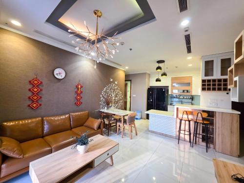 Kitchen, Landmark 81 Area - K's Luxury Residence in Bình Thạnh