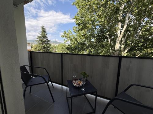 Balcony/terrace, ViA Lux Apartman in Uranvaros