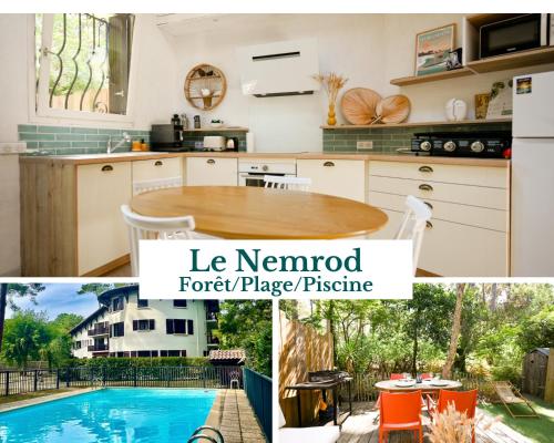 Le Nemrod, Cocon familial à Hossegor, Piscine et Terrasse