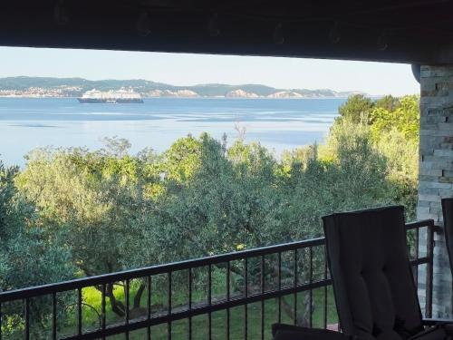 Balkons/terase, Robinia App Ankaran Relax by the Sea and Nature in Debeli Rtic