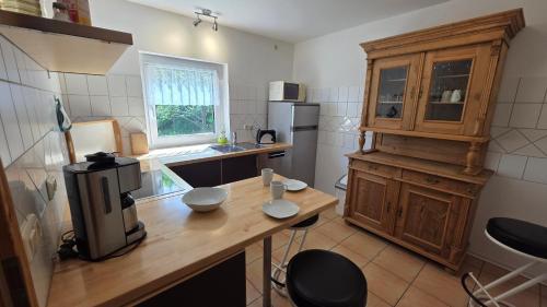 virtuve, Haus am See Zislow Whg 5 in Zislow