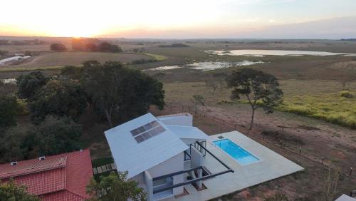 Casa de campo exclusiva com piscina, fire pit e vista para lagoa in Lagoa Da Prata
