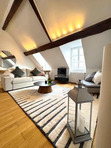 Duplex de charme hyper centre avec Parking - Location saisonnière - Saint-Germain-en-Laye