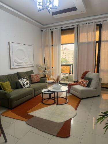 Premium apartment with balcony in La Gombe