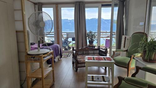 Loft duplex à Grandvaux entre vignes et vue sur le Léman (Loft duplex a Grandvaux entre vignes et vue sur le Leman) in Grandvaux