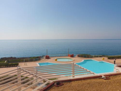 Studio cabine climatisé, vue mer, parking - 4 pers. - FR-1-472A-328
