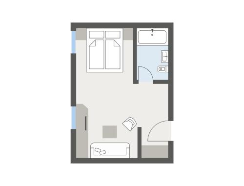 1 queen bed