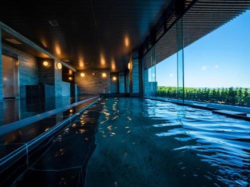 Hot spring bath, Rusutsu Resort Hotel & Convention in Niseko