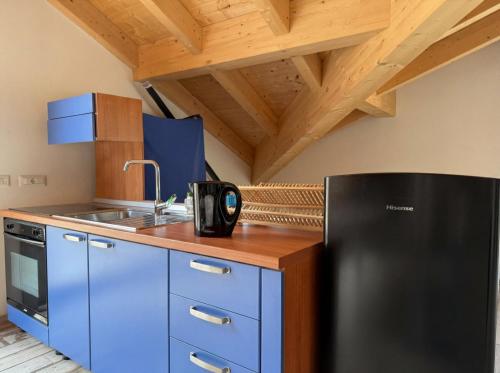 köök, Rifugio Sospeso - chalet moderno con vista in Grosio