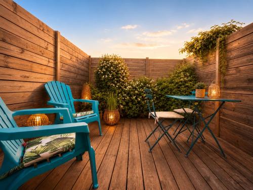 Appartement entier en centre-ville avec terrasse