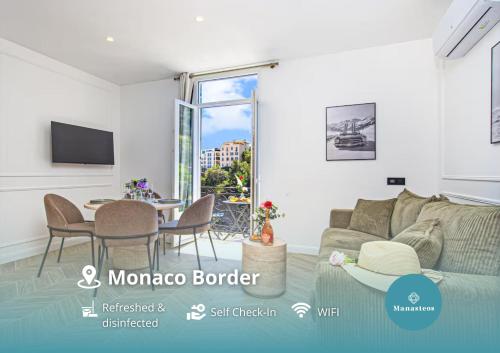 5mn Monaco - Séjour luxe - Balcon ensoleillé - GW