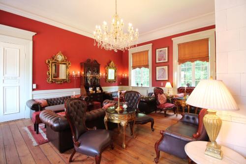 Zona de TV/saló-bar comuns, Sophiendal Manor in Skanderborg