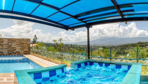مسبح, Hotel Campestre Cordillera de los Andes in Villa De Leyva