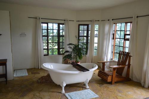 浴室, Tambuti lodge in 倫杜