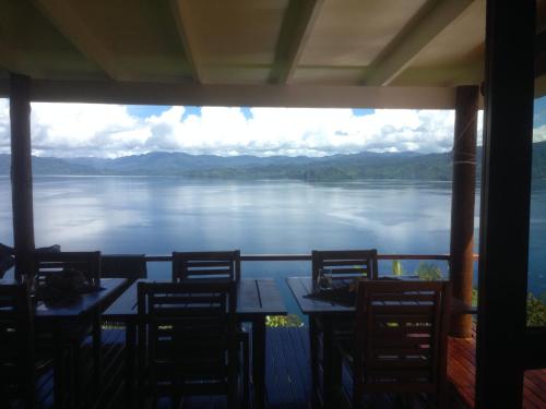Kilátás, Naveria Heights Lodge near Savusavu repülőtér